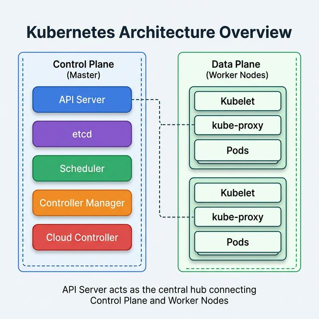 Kubernetes Architecture Overview Diagram