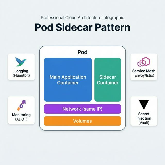 Pod Sidecar Pattern Diagram