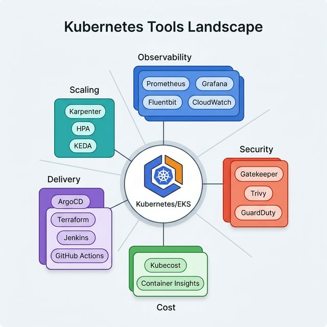 Kubernetes Tools Ecosystem Diagram